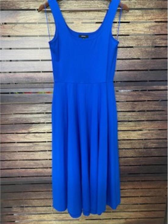 Alfani Dresses & Skirts - Alfani Blue Sleeveless Midi Dress Size S